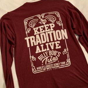 MAROON BILLY BOBS HONKYTONK LONG SLEEVE